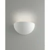 Luce Design Appliques|Applique murale Moritz peut être peint avec de la peinture ordinaire, Blanc, 1 lumière