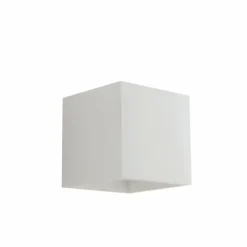 Luce Design Appliques|Applique murale Rubik peut être peint avec de la peinture ordinaire, Blanc, 1 lumière