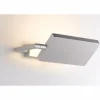 Luce Design Éclairage Led|Applique murale Luce-Design Book LED Argenté, 1 lumière