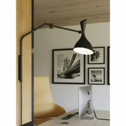 Luce Design Appliques|Applique murale Luce-Design MORGAN Noir, 1 lumière