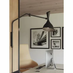 Luce Design Appliques|Applique murale Luce-Design MORGAN Noir, 1 lumière