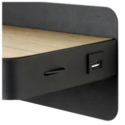 Luminaires Lucide Éclairage Led|Applique murale Lucide ATKIN LED Noir, 1 lumière