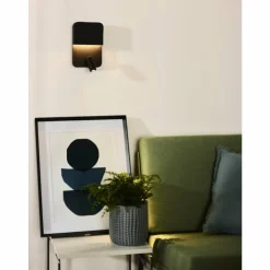 Luminaires Lucide Éclairage Led|Applique murale Lucide BOXER LED Noir, 2 lumières