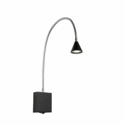 Luminaires Lucide Appliques|Applique murale Lucide BUDDY LED Noir, 1 lumière