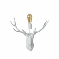 Luminaires Lucide Appliques|Applique murale Lucide CARIBOU Blanc, 1 lumière