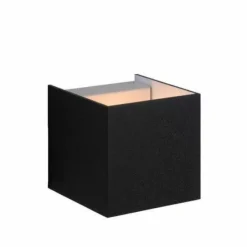 Luminaires Lucide Appliques|Applique murale Lucide CUBO Noir, 1 lumière