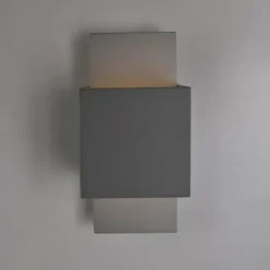Luminaires Lucide Appliques|Applique murale Lucide CUBO Acier inoxydable, 1 lumière