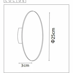Luminaires Lucide Appliques|Applique murale Lucide EKLYPS LED Noir, 1 lumière