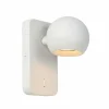 Luminaires Lucide Appliques|Applique murale Lucide FAVORI Blanc, 1 lumière