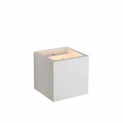 Luminaires Lucide Appliques|Applique murale Lucide GIPSY Blanc, 1 lumière