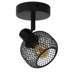 Luminaires Lucide Appliques|Applique murale Lucide MAREN Noir, 1 lumière