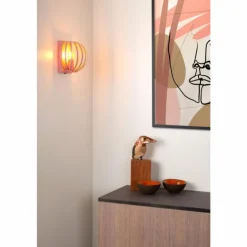 Luminaires Lucide Appliques|Applique murale Lucide MERLINA Rose, 1 lumière