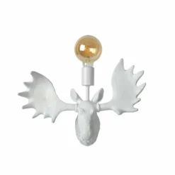 Luminaires Lucide Appliques|Applique murale Lucide MOOSE Blanc, 1 lumière