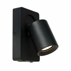 Luminaires Lucide Éclairage Led|Applique murale Lucide NIGEL LED Noir, 1 lumière