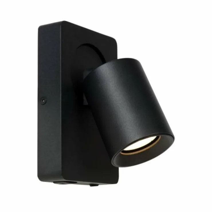 Luminaires Lucide Éclairage Led|Applique murale Lucide NIGEL LED Noir, 1 lumière