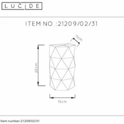 Luminaires Lucide Appliques|Applique murale Lucide OTONA Blanc, 2 lumières