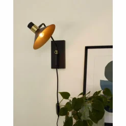 Luminaires Lucide Appliques|Applique murale Lucide PEPIJN Noir, 1 lumière