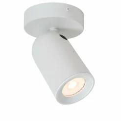Luminaires Lucide Spots Et Projecteurs|Applique murale Lucide PUNCH Blanc, 1 lumière
