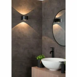 Luminaires Lucide Éclairage Led|Applique murale Lucide RAYEN LED Noir, 1 lumière