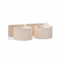 Luminaires Lucide Appliques|Applique murale Lucide RENA Chrome, 2 lumières
