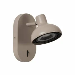 Luminaires Lucide Spots Et Projecteurs|Applique murale Lucide SENSAS Beige, 1 lumière