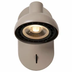 Luminaires Lucide Spots Et Projecteurs|Applique murale Lucide SENSAS Beige, 1 lumière