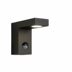 Applique murale Lucide TEXAS-IR LED Noir, 1 lumière