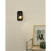 Luminaires Lucide Appliques|Applique murale Lucide TURNON LED Noir, 1 lumière