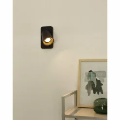 Luminaires Lucide Appliques|Applique murale Lucide TURNON LED Noir, 1 lumière