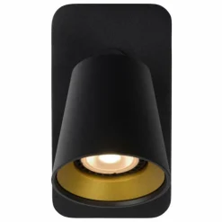 Luminaires Lucide Appliques|Applique murale Lucide TURNON LED Noir, 1 lumière