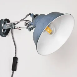 hofstein Appliques|Applique murale Luven Gris, 1 lumière