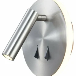 Luminaires Mantra Éclairage Led|Applique murale Mantra CAYMAN LED Nickel brillant, Nickel mat, 1 lumière