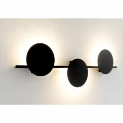 Luminaires Mantra Appliques|Applique murale Mantra ERIS LED Noir, 1 lumière