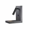 Luminaires Mantra Éclairage Led|Applique murale Mantra ZANZIBAR LED Noir, 1 lumière