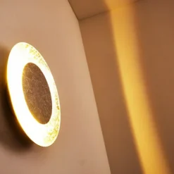 hofstein Éclairage Led|Applique murale Merlo LED Argenté, 1 lumière
