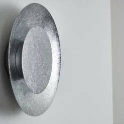 hofstein Éclairage Led|Applique murale Merlo LED Argenté, 1 lumière