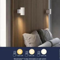 Luminaires Nordlux Éclairage Led|Applique murale Nordlux CURTIZ LED Blanc, 1 lumière