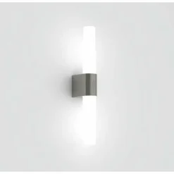 Luminaires Nordlux Éclairage Led|Applique murale Nordlux HELVA LED Nickel mat, 1 lumière