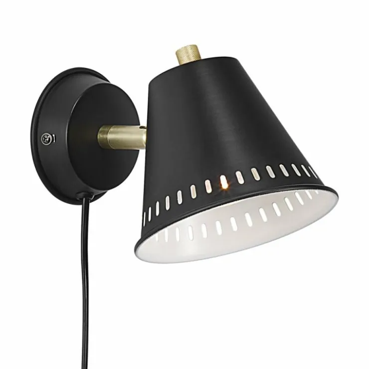 Luminaires Nordlux Appliques|Applique murale Nordlux PINE Noir, 1 lumière