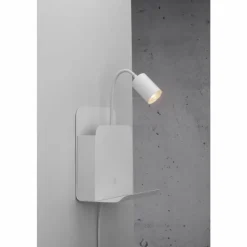 Luminaires Nordlux Appliques|Applique murale Nordlux ROOMI Blanc, 1 lumière