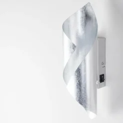 hofstein Éclairage Led|Applique murale Ogarrio LED Argenté, 2 lumières