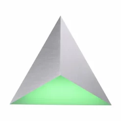 Applique murale Paul Neuhaus Neuhaus Q-TETRA MASTER LED Nickel mat, 1 lumière, Télécommandes, Changeur de couleurs