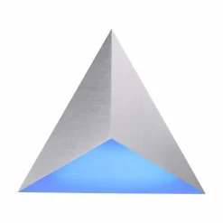Applique murale Paul Neuhaus Neuhaus Q-TETRA MASTER LED Nickel mat, 1 lumière, Télécommandes, Changeur de couleurs