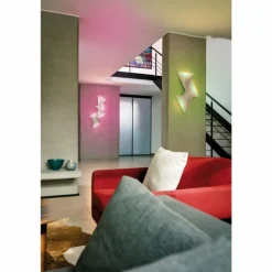 Applique murale Paul Neuhaus Neuhaus Q-TETRA SATELLIT LED Nickel mat, 1 lumière, Télécommandes