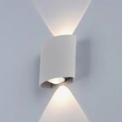 Applique murale Paul Neuhaus CARLO LED Argenté, 2 lumières
