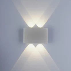Applique murale Paul Neuhaus CARLO LED Argenté, 4 lumières