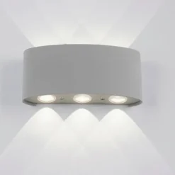 Applique murale Paul Neuhaus CARLO LED Argenté, 6 lumières
