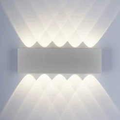 Applique murale Paul Neuhaus CARLO LED Argenté, 10 lumières