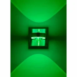 Applique murale Paul Neuhaus Q-MIA LED Argenté, 2 lumières, Télécommandes, Changeur de couleurs