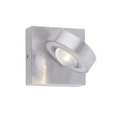 Applique murale Paul Neuhaus Q-MIA LED Argenté, 2 lumières, Télécommandes, Changeur de couleurs